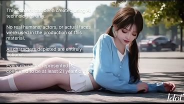 Image Asian student loves to fuck in the park when everything is in bloom [AI]