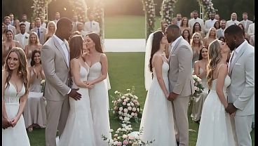 Image Spa BBC!!!! (&quot_Alternative marriage&quot_) 8 Bisexual BRIDES getting STRETCHED by huge BBCs gaped wrecked hotwife cuckold interracial gangbang creampie amador swinger big pussy anal hard big [AI Generated]