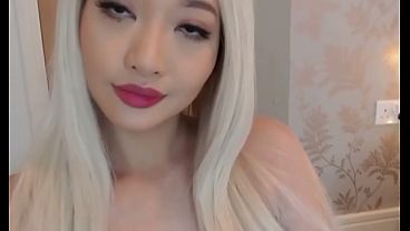 Image Asian blonde sensual horny oil