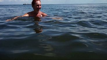 Image Swimming in Volga river