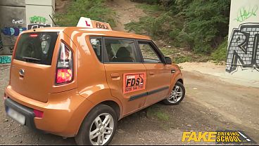 Image She swaps cash for PUSSY to pay for extra Driving lessons - Fake Driving School