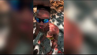 Image Fudendo na Praia com um Mavambo