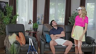 Image Hot Euro Blonde Athlete Anal Before Tennis