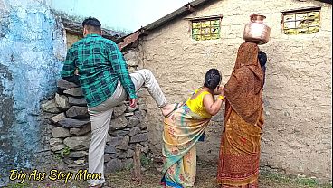 Image Indian Step Mother-in-law And Step Wife Fucked by Her Step Son in-law - Hindi Clear Audio (Threesome Sex)