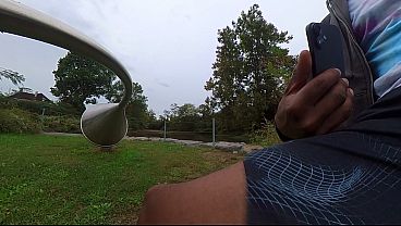 Image Jerking off outdoor on the bench