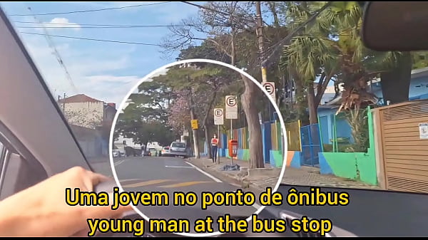 Image Punheta arriscada em p&uacute_blico para estudante em p&uacute_blico!