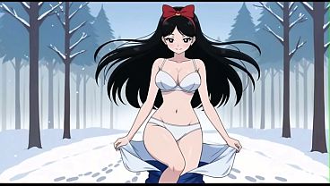 Image Snow White Fucked Hard in the Snow - AI Hentai Animation