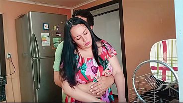 Image we are alone stepmother let's fuck in the kitchen